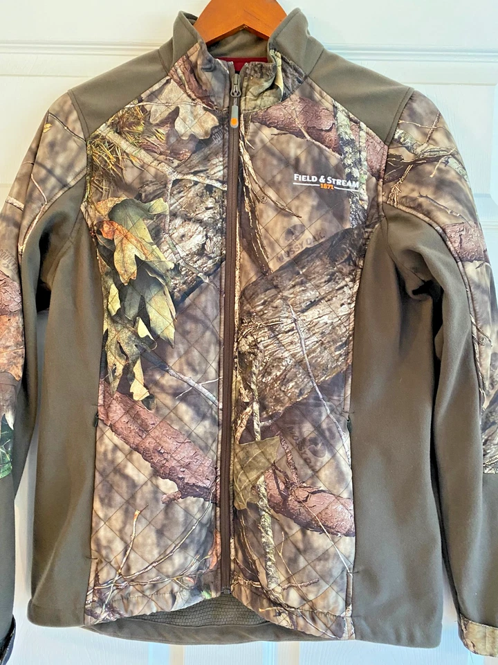 Chaqueta Field & Stream Camuflada Realtree Para Mujer Mediana Caza Forrada de Vellón Cremallera Foto 1 de 4