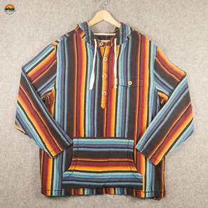 Territory Ahead Nueva Baja Pullover Hoodie Multicolor Long Sleeve Cotton Men's L - Picture 1 of 10
