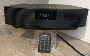 Near Mint! Bose Wave Radio AM FM Stereo Digital Alarm Clock Bundled AWR1-1W - Picture 1 of 9