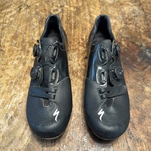 Specialized S-Works 6 Carbon Road Bike Shoes EU 44 US Men 10.5 Black BOA 3 Bolt - Picture 1 of 5