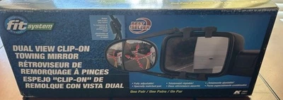 Par de espejos retrovisores de remolque de doble lente con clip universal para camión/SUV 5"x 7" 3990 Foto 1 de 4