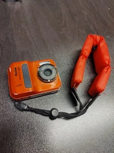 Kodak EasyShare Sport C123 12.0MP Digital Camera Orange Waterproof Tested Works - Picture 1 of 9