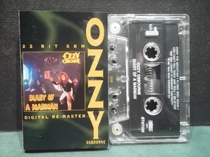 OZZY OSBOURNE Diary Of A Madman CASSETTE 1995 Epic ‎ET 67236 N-MINT Remastered - Picture 1 of 5