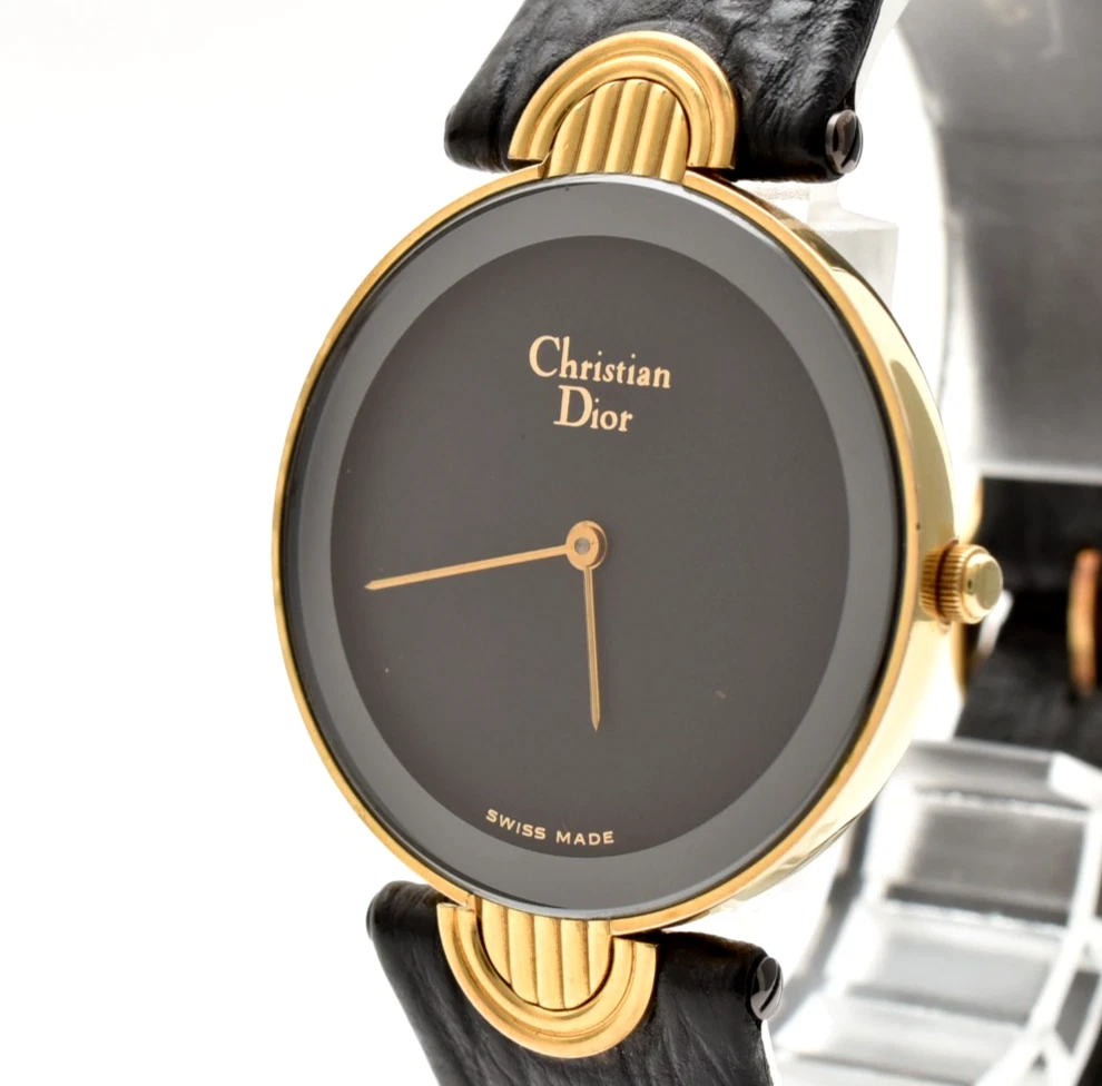 Dior 腕時計 黒レザー Dior Leather Wristwatches for sale | eBay