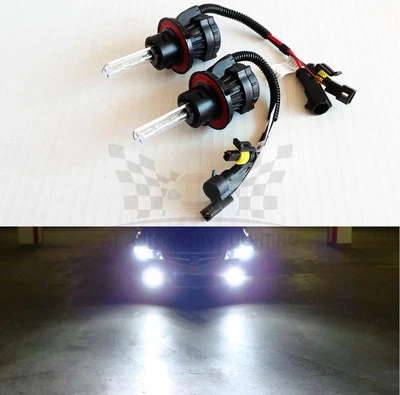 Brand New 9008 H13 6000K Crystal White AC 35W Bi-Xenon H/L HID Replacement Bulbs - Image 1 of 4