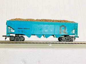 Bachmann The Rock 4 Compartment Open Hopper, HO Scale #133274, with Custom Load - Picture 1 of 9