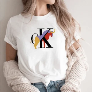2023 Fashion Summer Women'S Oversized T-Shirt 3D Letter Print Women'S Clothing C - Picture 1 of 15