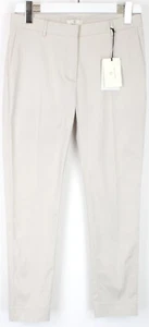 Gant Cool Commuter Slacks Hose Damen UK 10 Konisch Reißverschluss Fly Logo Grau - Bild 1 von 8