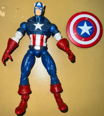 Marvel Legends Face-Off Avengers Custom Capitán América 6" 2006 Foto 1 de 3
