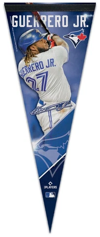 VLADIMIR GUERRERO JR. Toronto Blue Jays Signature Series Premium Felt PENNANT Cover