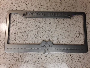 IN-N-OUT BURGER, Promozione Ristorante, Telaio Targa Auto in Metallo - Foto 1 di 3
