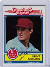 1984 Topps Milton Bradley Baseball Card Steve Carlton Philadelphia Phillies NrMt