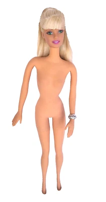 Barbie Dance 'n Flex Barbie Doll Soft-Flex Body Green Eyes Generation Girl face - Image 1 of 4