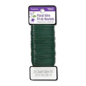Floracraft 26 Gauge Floral Wire 270 Feet Green - Picture 1 of 12