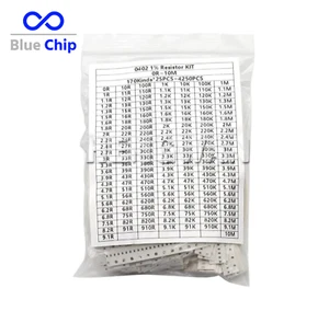4250/8500pcs 1% 0402 0603 0805 1206 SMD Chip Resistor Assorted Kit 0-10M ohm - Picture 1 of 9