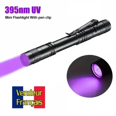 Lampe Stylo UV Portable Lampe Torche LED  395nm - Lampe à Lumière Noire - Imagen 1 de 4