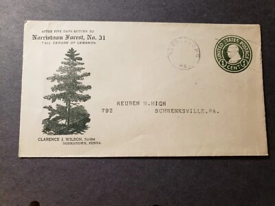TALL CEDARS of LEBANON Postal History Cover Norristown, PA Forest No. 31 - Image 1 of 2