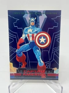1993 Skybox Marvel Masterpieces #15 Captain America Avengers - Bild 1 von 2