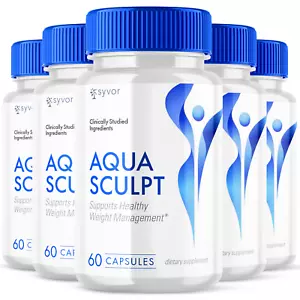 (5 Pack) Aqua Sculpt Advanced Weight Loss Support Aqua Sculpt Maximum Strength 3 - Picture 1 of 12