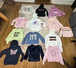 Lot of Girls Sweatshirts Different Brands and Different Sizes In Great Shape!! - Picture 1 of 92