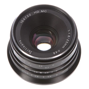 Manual Focus MF 25mm F/1.8 Focus Lens For camera Panasonic/Olympus M4/3 Mount - Picture 1 of 6