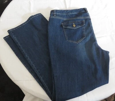 DAISY FUENTES BOOT CUT MID RISE JEANS SIZE 18 NEW WITH TAGS - Image 1 of 4