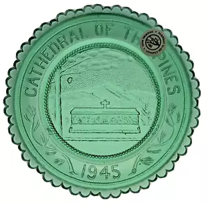 Rindge NH Cathedral of the Pines New Hampshire Home Decor Pairpoint Cup Plate - Picture 1 of 6