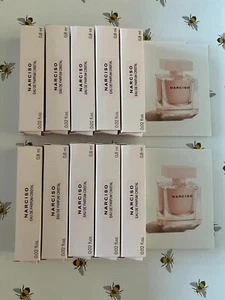 Narciso Rodriguez Eau De Parfum Cristal Spray 0.8ml x 10 - 8ml total