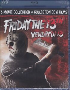 FRIDAY THE 13TH 8 MOVIE COLLECTION BLURAY SET with Corey Feldman & Kevin Bacon