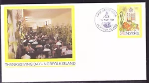 Norfolk Island 1981 - PSE 24c Thanksgiving Day First Day of Issue - Picture 1 of 1
