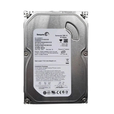 Seagate Barracuda 7200.10 80GB ST380815AS 7200RPM SATA 3.5" HDD Hard Disk Drive - Image 1 of 4