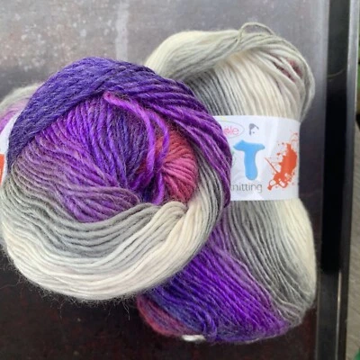 2 Balls King Cole Riot DK Yarn Berries Self Striping 100 gr ea Acrylic/Wool - Image 1 of 4