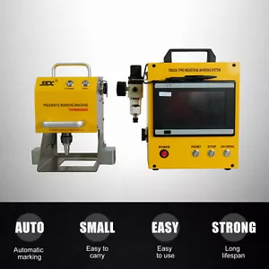 US Pneumatic Dot Peen Metal Marking Machine Auto Vehicle Serial Numbers VIN Code - Picture 1 of 7