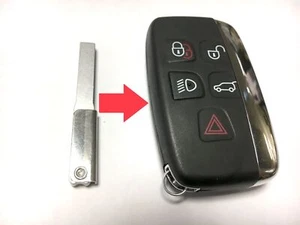 RFC HU101 llave cuchilla para Land Rover Freelander 2 Discovery 4 5 botones control remoto - Imagen 1 de 3