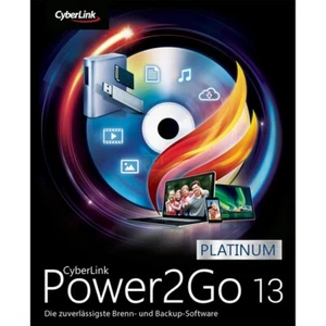 CyberLink Power2Go 13 Platinum ESD (Download) deutsche Lizenz per eMail - Bild 1 von 1