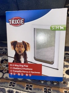 Trixie Pet Products 2-Way Locking Dog Door, Small to Medium Dogs, White - Picture 1 of 6