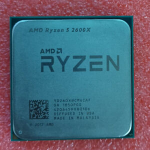 AMD Ryzen 5 2600X R5 2600X CPU 3,6 GHz 6-Kern 12-Thread 16M Sockel AM4 Prozessor