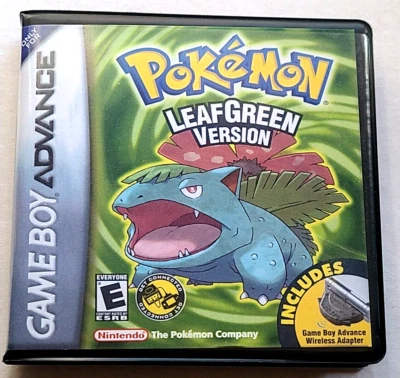 Pokémon Leaf Green Version Pokemon LeafGreen CASE ONLY Game Boy Advance GBA Box - Image 1 of 4