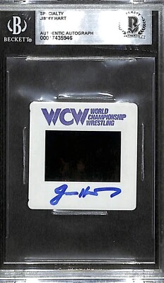 Jimmy Hart Signed WCW Original Photo Slide Wrestling WWE Hulk Hogan BAS COA 946 - Image 1 of 4