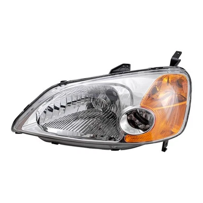 Headlight For 2001-2003 Civic Sedan Left 33151S5AA01 HO2502116 - Image 1 of 4