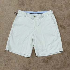 Peter Millar Soft Touch Twill Shorts - Biege Flat Front Chino - Men’s 32 - NWT - Picture 1 of 6