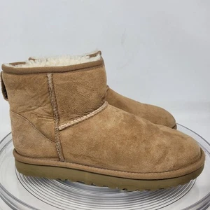 UGG Classic Mini II Boot 1016222 Chestnut Suede Upper AUTHENTIC Womens Sz 9, 99% - Picture 1 of 7