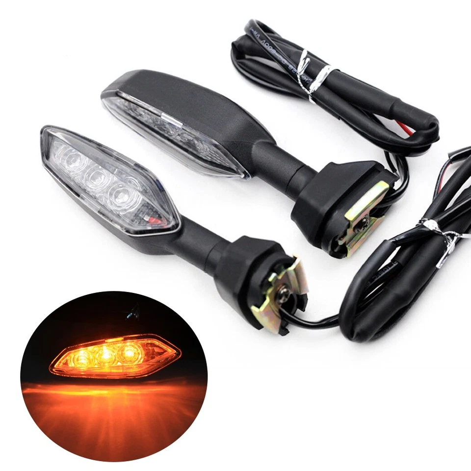 LED Turn Signal Lights for KAWASAKI Z125/250/300/400/650 Z800 Z900 Z1000 Z125PRO - Imagem 1 de 4