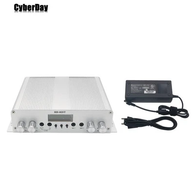 25W FM Transmitter Stereo PLL Broadcast Radio Station with DC Power Supply - Image 1 of 4