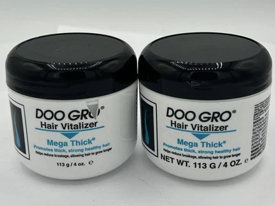 DOO GRO Hair Vitalizer MEGA THICK Promotes Strong Thick Healthy Hair4Oz Lot Of 2 - Image 1 of 4