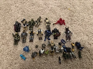 Halo Mega Bloks Construx Figure Lot UNSC Master Chief Spartan Call Of Duty Brute - Picture 1 of 16