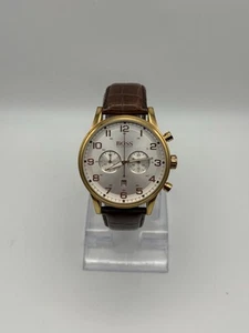 HUGO BOSS HB.199.1.34.2572 Analog Quartz Dress MENS Wrist WATCH - Picture 1 of 8