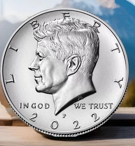 2022-P Clad Gem BU Kennedy Half Dollar Coin From OBR Fast S&H W/Tracking - Picture 1 of 7