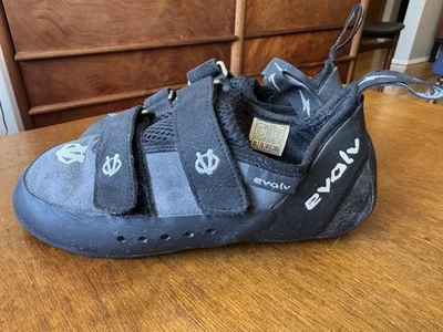 Zapatos de escalada en roca Evolv TRAX-XT5 para hombre EE. UU. 8,5 UE 41,5 negros con doble correa Foto 1 de 4