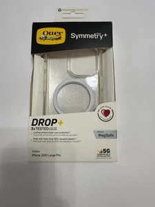 OtterBox Symmetry+ MagSafe Case for iPhone 13 Pro Max Clear Glitter NEW - Picture 1 of 3